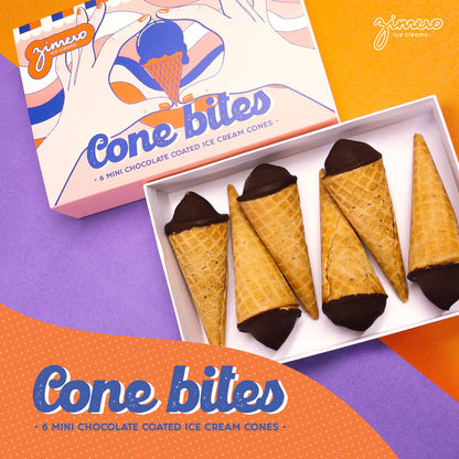 Cone Bites Vanilla (Pack of 6 mini-cones)