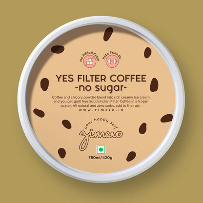 Yes Filter Coffee No Sugar (180ML)